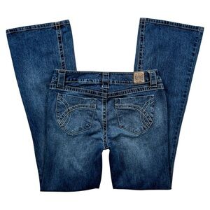 Y2K Paris Blues Low Rise Flare Jeans